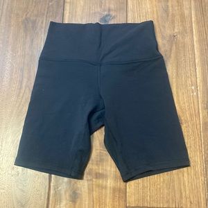Black Lululemon biker shorts